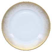 Feux Or - Assiette plate 27.5 cm