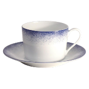 Feu bleu - Tasse et soucoupe d�jeuner 0.40 litre