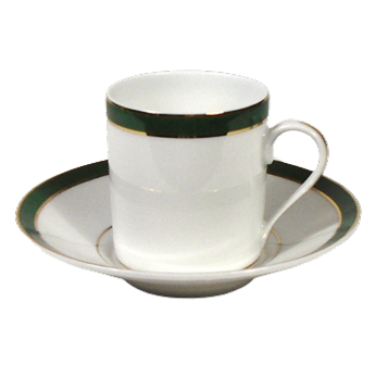 Dune green - Coffee cup and saucer 0.10 litre
