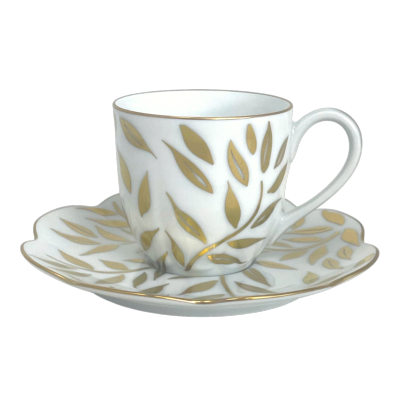 Olivier or - Tasse et soucoupe café 0.10 litre