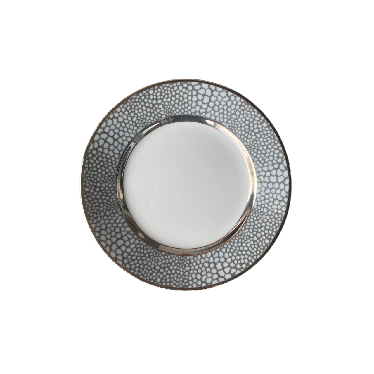 Makassar platine - Assiette à pain 16 cm