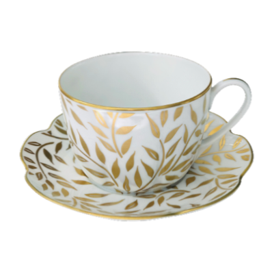Olivier gold - Breakfast cup and saucer 0.30 litre