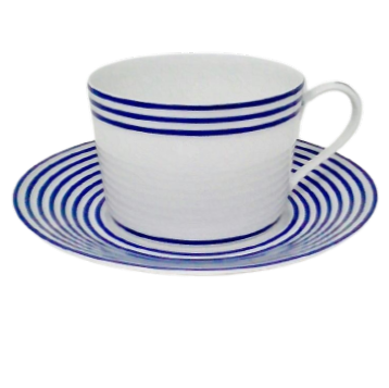 Latitudes bleues - Tea cup and saucer 0.20 litre