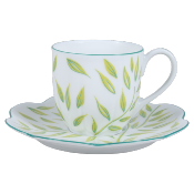 Olivier printemps - Tasse et soucoupe caf� 0.10 litre