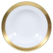 Danielle or mat - Assiette creuse 22 cm