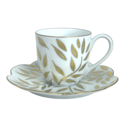 Olivier or - Tasse et soucoupe café 0.10 litre