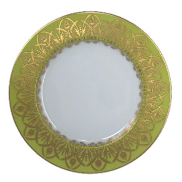 Oasis vert - Assiette plate 27.5 cm