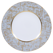 Tweed Grey & Gold - Presentation plate 32 cm
