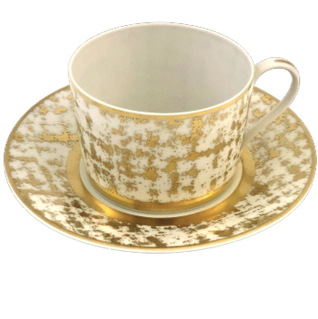 Tweed White & Gold - Tasse et soucoupe thé 0.20 litre