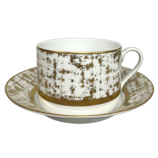 Tweed White & Gold - Breakfast cup and saucer 0.3 litre