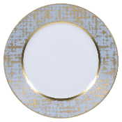Tweed Grey & Gold - Assiette plate 27.5 cm