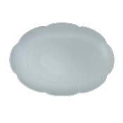 Nymphéa - Plat ovale 30 cm