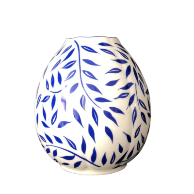 Olivier bleu - Vase haut 13 cm