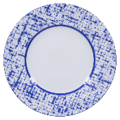 Tweed blue - Presentation plate 32 cm