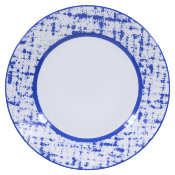 Tweed blue - Dessert plate 22 cm