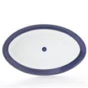 Blue Star - Plat ovale 36 cm
