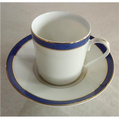 Dune bleu nuit - Tasse et soucoupe café 0.10 litre