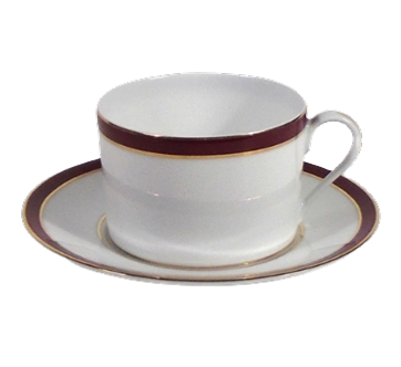 Dune pourpre - Tea cup and saucer 0.20 litre