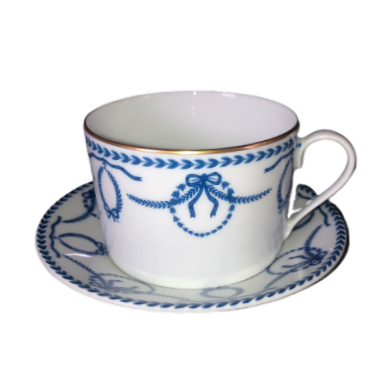 Cheverny bleu - Tasse et soucoupe thé 0.20 litre