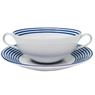 Latitudes bleues - Bol et soucoupe bouillon 0.30 litre