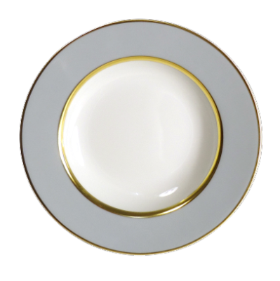 Mak grey gold - Rim soup plate 23 cm