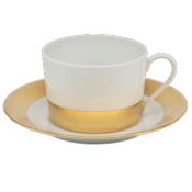 Danielle or mat - Tasse et soucoupe thé 0.20 litre