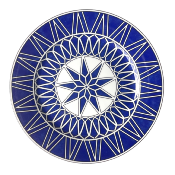Blue Star - Assiette prsentation 30 cm