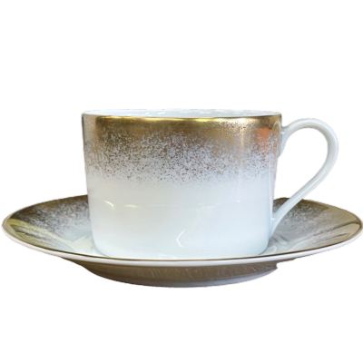 Feu or - Tasse et soucoupe thé 0.20 litre