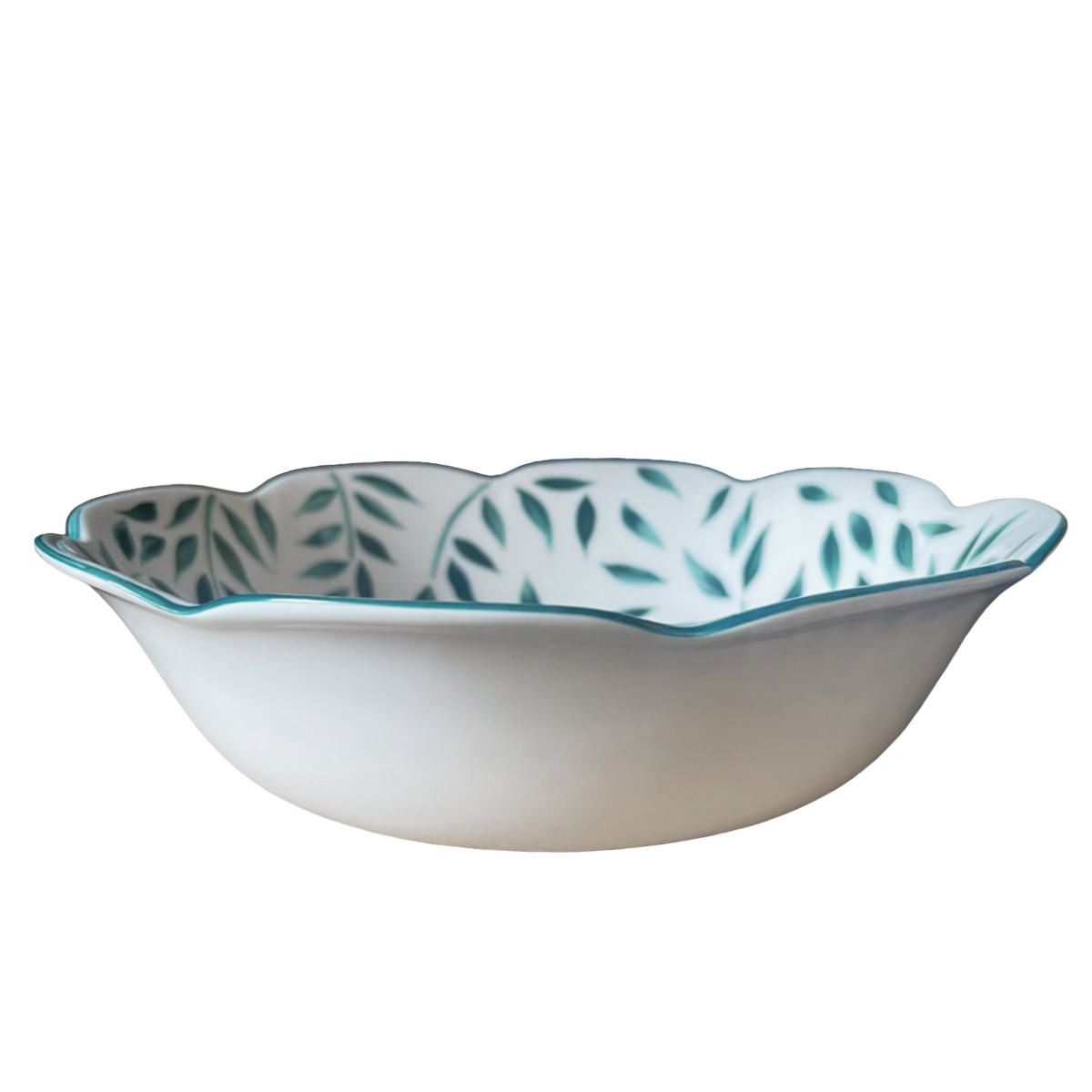 Olivier vert filet vert - Cereal soup bowl 18 cm