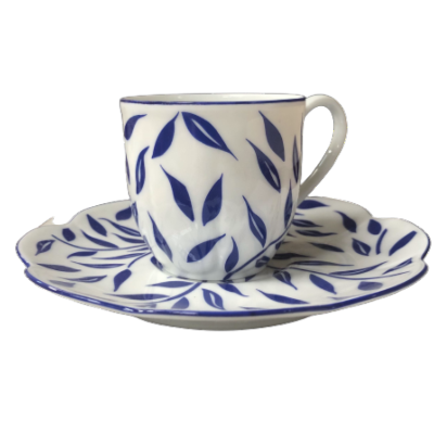Olivier bleu - Coffee cup and saucer 0.12 litre
