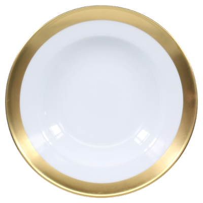 Danielle or mat - Assiette creuse 22 cm