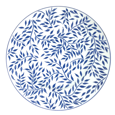 Olivier bleu - Assiette présentation 32 cm