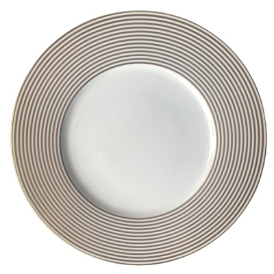 Latitudes or - Assiette présentation 32 cm