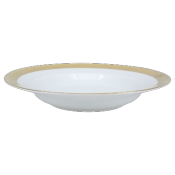 Danielle or mat - Assiette creuse 22 cm