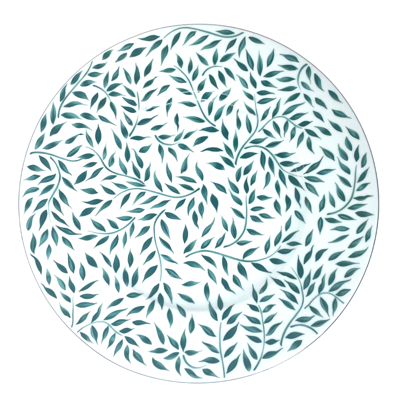 Olivier vert filet vert - Assiette présentation 32 cm