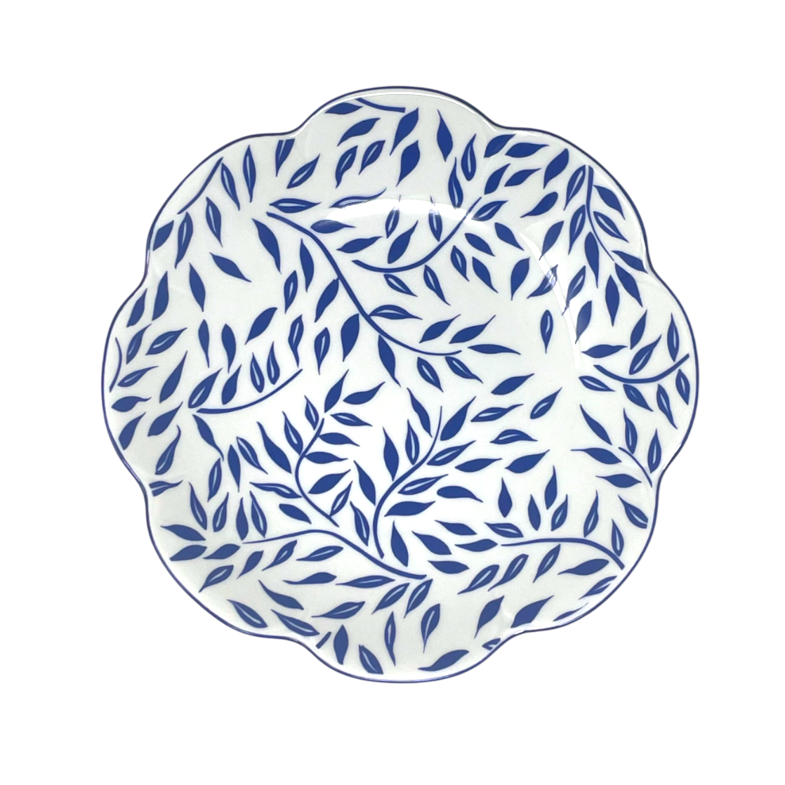 Olivier bleu - Assiette creuse calotte 22 cm