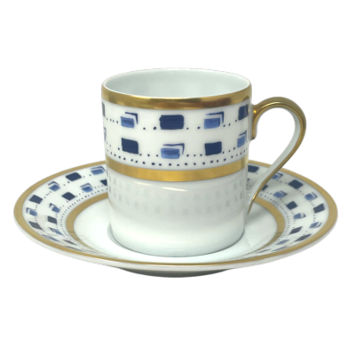 La Bocca bleue - Tasse et soucoupe café 0.10 litre