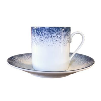 Feux bleu - Tasse et soucoupe café 0.10 litre